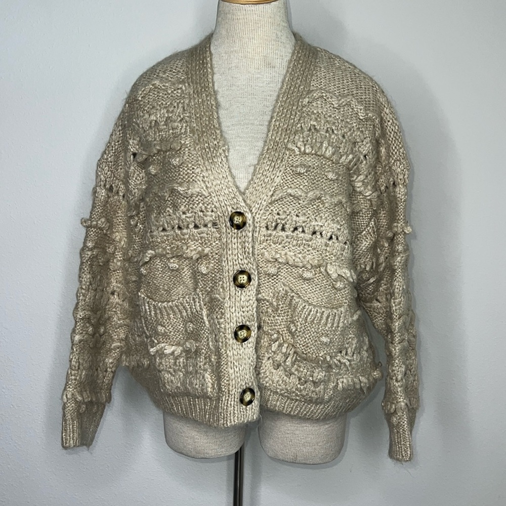 Zara Oversized Cardigan Sweater